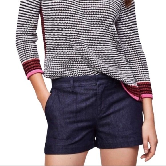 Ann Taylor LOFT Riviera Denim Shorts Size 4 - Picture 2 of 9